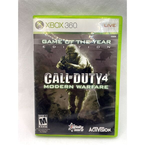 Call of Duty 4 Modern Warfare Game‎ of the Year Xbox 360 Tested - Picture 1 of 3